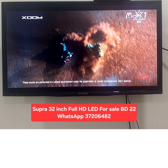 Manama, Appliances, BHD 22,  ✅️Supra 32 Inch Full HD LED Tv For Sale In Good Condition With Delivery