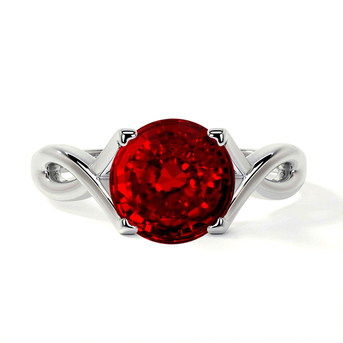 New York, Jewelry, USD 9453,  Natural Round Cut Eye Clean Blue Spinel Ring