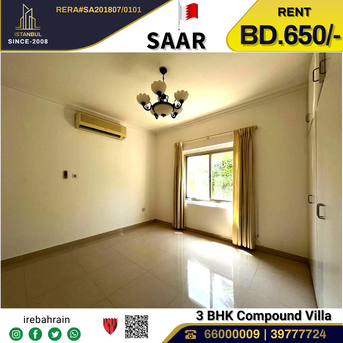 Saar, Villas, BHD 650,  Semi Furnished Beautiful Garden Villa In Saar