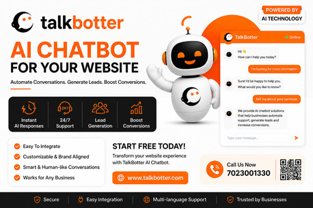 Jaipur, Marketing, Boost Website Sales With TalkBotter AI Chatbot