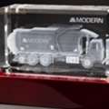 Elegant Subsurface Laser Engraving For Crystal Awards