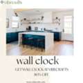 INR 2600,  Modern Wall Clock Designs For Stylish Homes