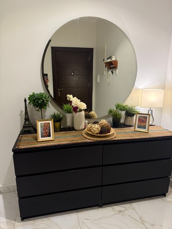 Jeddah, Furniture, SAR 600,  Ikea&rsquo;s Chest Of Drawers, Mirror Console, Dining Table
