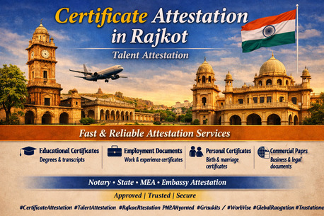 Mumbai, Legal, Certificate Attestation In Rajkot