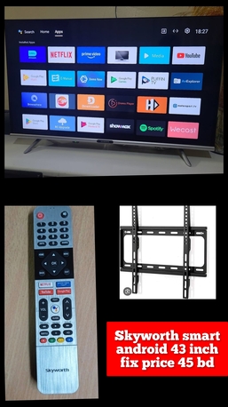 Manama, Electronics, BHD 45,  43 Inch Andiod Smart Tv 45 Bd Last Msg 3670 8372 Wts Ap No Call