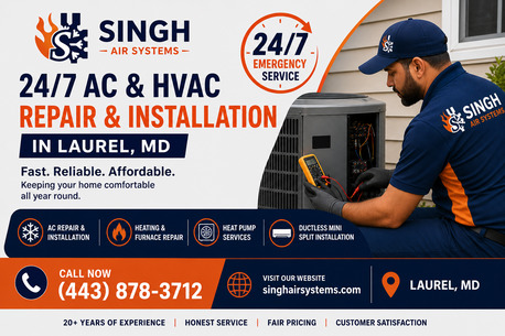 New York, Air Conditioning, 24/7 AC & HVAC Repair And Installation In Laurel, MD