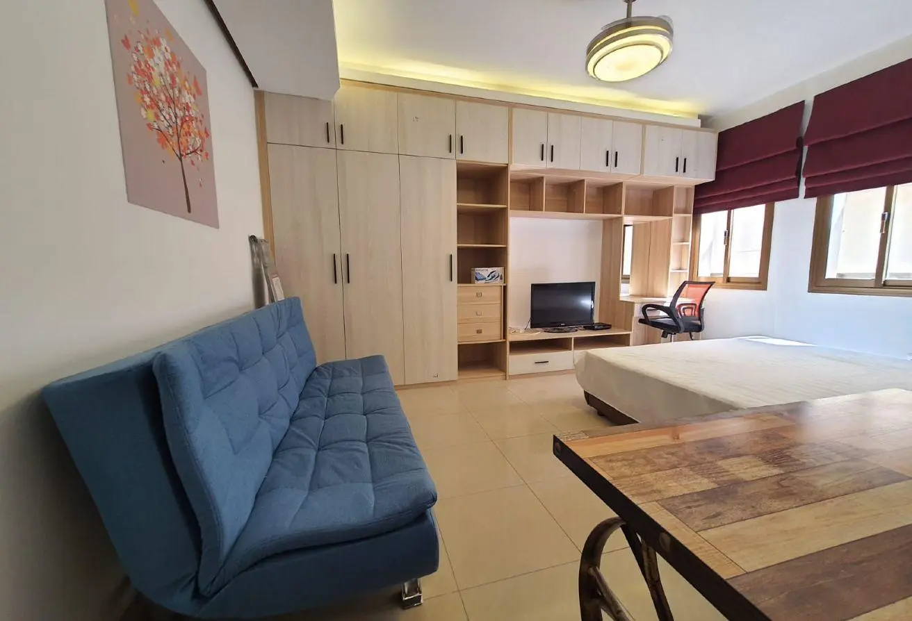 Hoora, Apartments, Flats, Houses & Villas, BHD 190/month,  Furnished,  Studio,  65 Sq. Meter,  STUDIO FLAT NEAR NBB HOORA WITH CLOSE KITCHEN