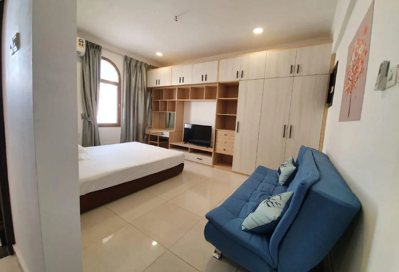 Hoora, Apartments, Flats, Houses & Villas, BHD 190/month,  Furnished,  Studio,  65 Sq. Meter,  STUDIO FLAT NEAR NBB HOORA WITH CLOSE KITCHEN