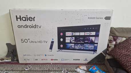 Riyadh, Electronics, SAR 200,  Want To Sale Hair Android TV 50&rdquo; Ultra HD TV K6600 Series Voice Remote Bluetooth