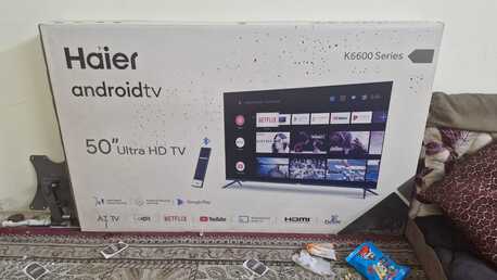 Riyadh, Electronics, SAR 200,  Want To Sale Hair Android TV 50&rdquo; Ultra HD TV K6600 Series Voice Remote Bluetooth