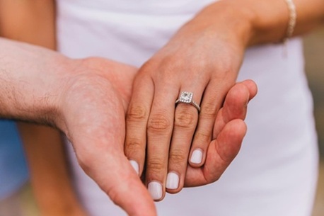London, Jewelry, Beautiful Asscher Cut Diamond Ring For Modern Brides
