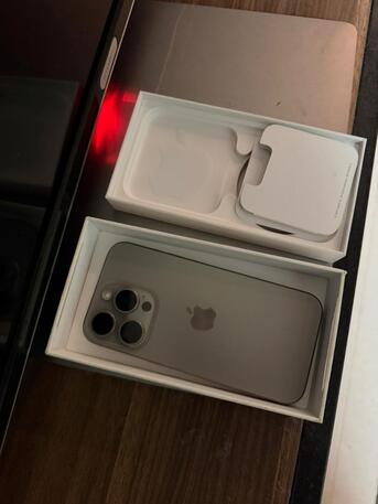 Riyadh, Mobile Phones, SAR 2300,  Iphone 15 Pro 256gb - Natural Titanium Color Excellent Condition