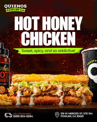 London, Food & Drink, Sandwich Near Fowler CA - Quiznos Fowler CA