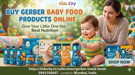 Mumbai, Baby & Kid Stuff, INR 725,  Give Your Little One The Best: Buy Gerber Baby Food Products Online