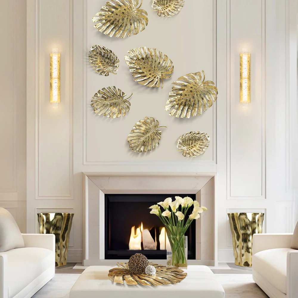 New York, Household Items, USD 0720,  Dual-Purpose Monstera Leaf Wall Art And Platter