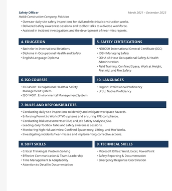 Jubail, Job Seekers, HSE Officer