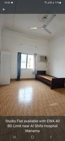 Manama, Apartments, Flats, Houses & Villas, BHD 150/month,  30 Sq. Meter,  NEXT SHEFA ALJASERA  HOSPITAL  STUDIO FLAT FOR RENT