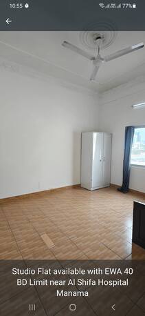 Manama, Apartments, Flats, Houses & Villas, BHD 150/month,  30 Sq. Meter,  NEXT SHEFA ALJASERA  HOSPITAL  STUDIO FLAT FOR RENT