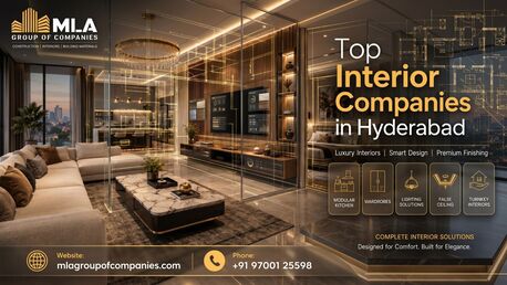 Hyderabad, Interior Design, Interior Companies In Hyderabad Modern Design Team - MLA Group Of Companies