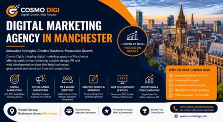 Manchester, Marketing, Cosmo Digi | Digital Marketing Agencies In Manchester & Web Development Agency Manchester