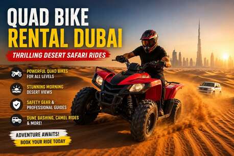Dubai, Travel, Book Quad Bike Rental Dubai & Morning Desert Safari With Yotripz