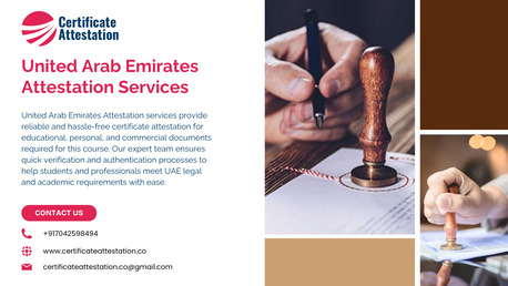 Ranchi, Education, United Arab Emirates Attestation Services
