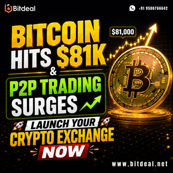 Dubai, Business, Bitcoin Hits $81K & P2P Trading Surges - Launch Your Crypto Exchange Now