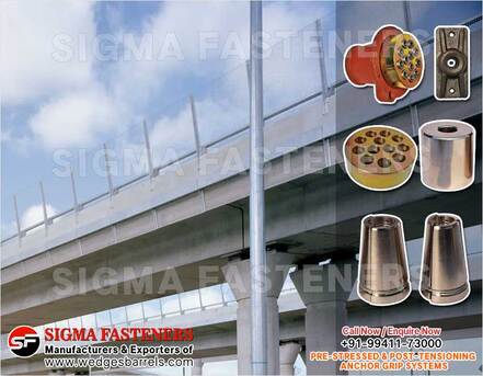 Punjab, Business, Post Tensioning Wedges And Barrels, Pre Stressed Anchor Grip System, Anchor Heads Plates M