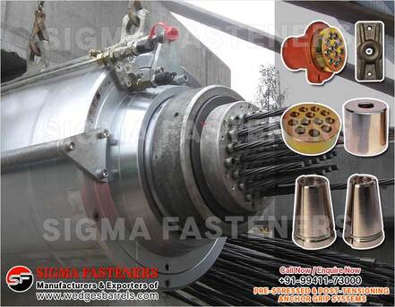 Punjab, Business, Post Tensioning Wedges And Barrels, Pre Stressed Anchor Grip System, Anchor Heads Plates M