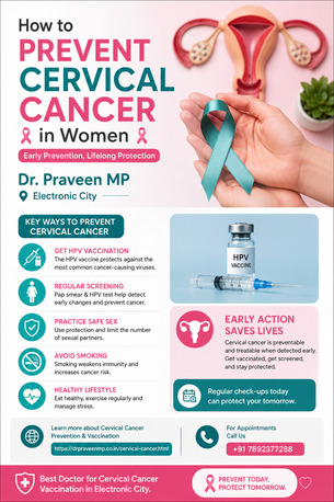 Bangalore, Health, How To Prevent Cervical Cancer In Women &mdash; Awareness & Guidance By Dr. Praveen MP