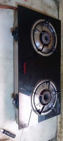 Al Thuqbah, Household Items, SAR 80,  Impex 2 Burner Glass Top Gas Stove