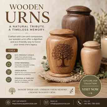 Lucknow, Wholesale Products, Trusted Wooden Urns Suppliers In India