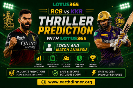 Pune, Business, RCB Vs KKR Thriller Prediction With Lotus365 Login And Match Analysis