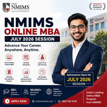 Pune, Education, NMIMS Online MBA July 2026: Fees, Eligibility & Last Date