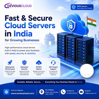 Noida, Computer, Fast & Secure Cloud Servers In India For Growing Businesses