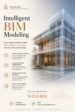 Riyadh, Interior Design, Professional BIM Modeling & Coordination Services.
