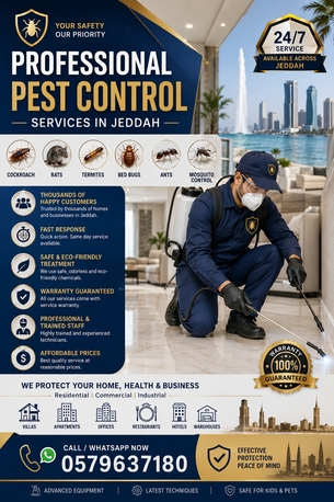Jeddah, Pest Control, Professional Pest Control Services In Jeddah