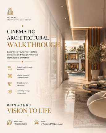 Jeddah, Job Seekers, Professional 3D Walkthrough & Architectural Animation Services.