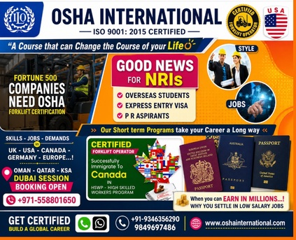 Ajman, Education, Transform Your Talent Into International Success Forklift Operator Visa Advantage