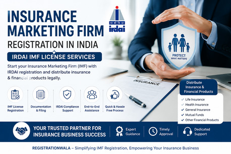New Delhi, Legal, Insurance Marketing Firm Registration In India | IRDAI IMF License Services