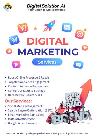 Islamabad, Marketing, Build Your Brand With Smart Digital Marketing Solutions