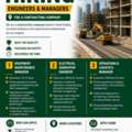 Equipment Maintenance Manager, Electrical Generator Engineer & Operations & Logistics Mana