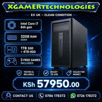 Nairobi, Computers, KES 57950,  Refreshed Core I7 32GB RAM HP 280 G2 Tower PC