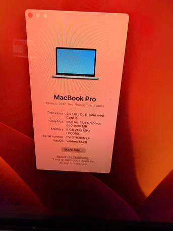 Al Iskan, Computers, SAR 1800,  Macbook Pro 13 Inch For Sale!
