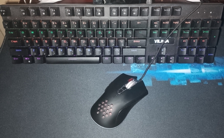 Manama, Electronics, BHD 25,  Mechanical Gaming Keyboard And Gaming Mouse With Original Boxes