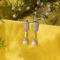INR 2499,  Ornate Pearl Cascade Earrings