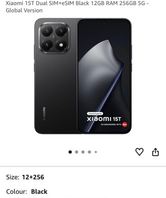 Khobar, Mobile Phones, SAR 1300,  For Sale: Xiaomi 15T Dual Sim + E-sim 12 GB Ram, 256 GB 5G Global Version