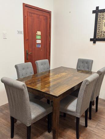 Jubail, Furniture, SAR 750,  For Sale: Dining Table & Kids Bed &ndash; Home Center