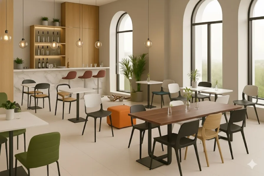 New Delhi, Education, Best Cafe Furniture Manufacturers In Delhi, NCR