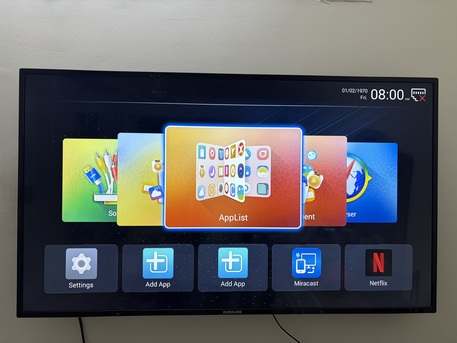 Al Malaz, Electronics, SAR 600,  Eurostar 55 Inch Smart Tv